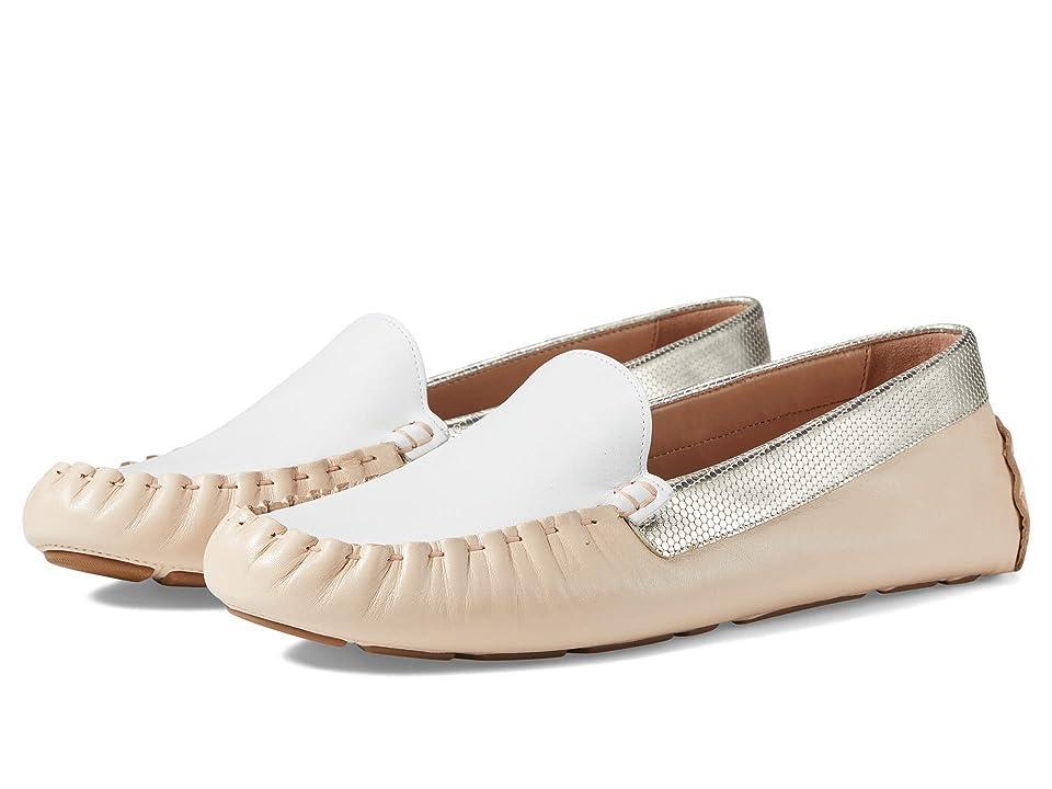 Cole Haan Evelyn Driver (Tan/Ivory Leather) Women's Shoes Product Image