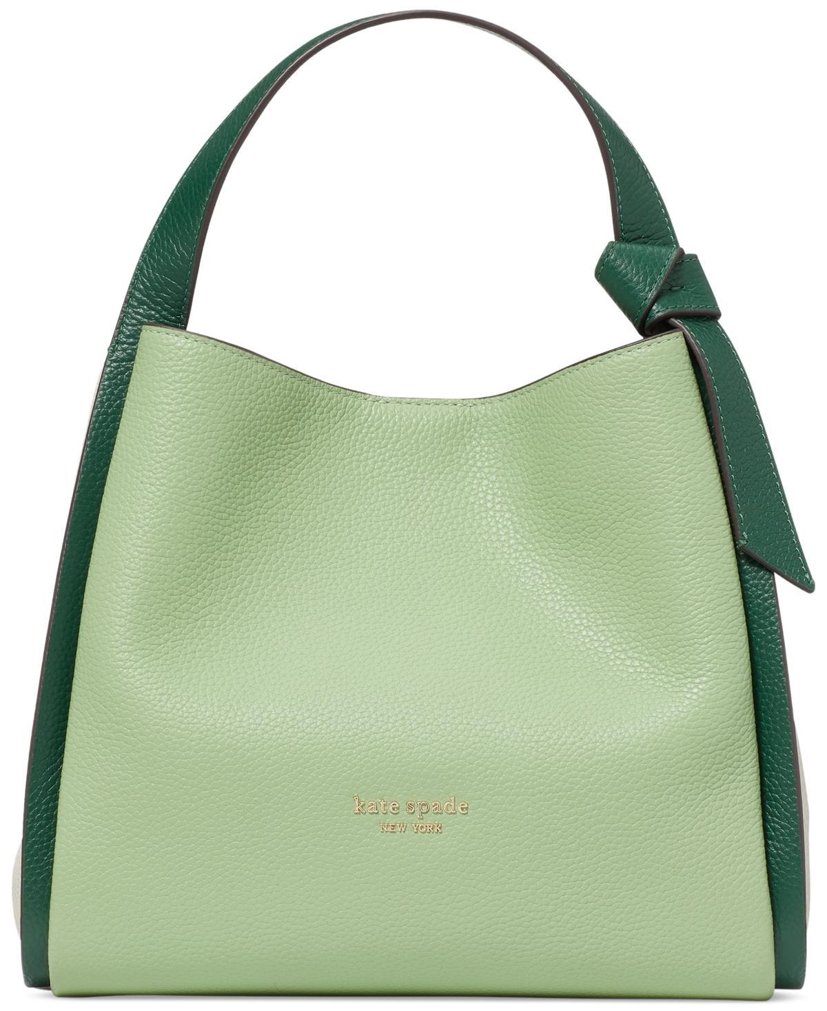 kate spade new york knott large colorblock leather handbag Product Image