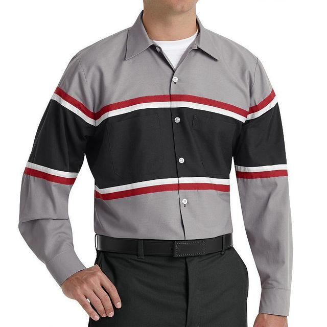 Mens Red Kap Classic-Fit Technician Button-Down Work Shirt Product Image