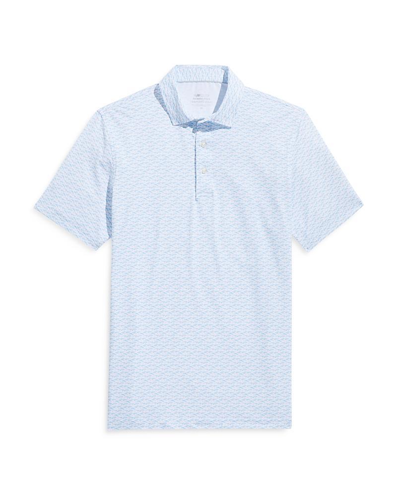 Vineyard Vines Ss Palmero Polo (Green Micor Cap) Men's Short Sleeve Knit Product Image