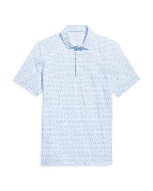 Vineyard Vines Ss Palmero Polo (Green Micor Cap) Men's Short Sleeve Knit Product Image