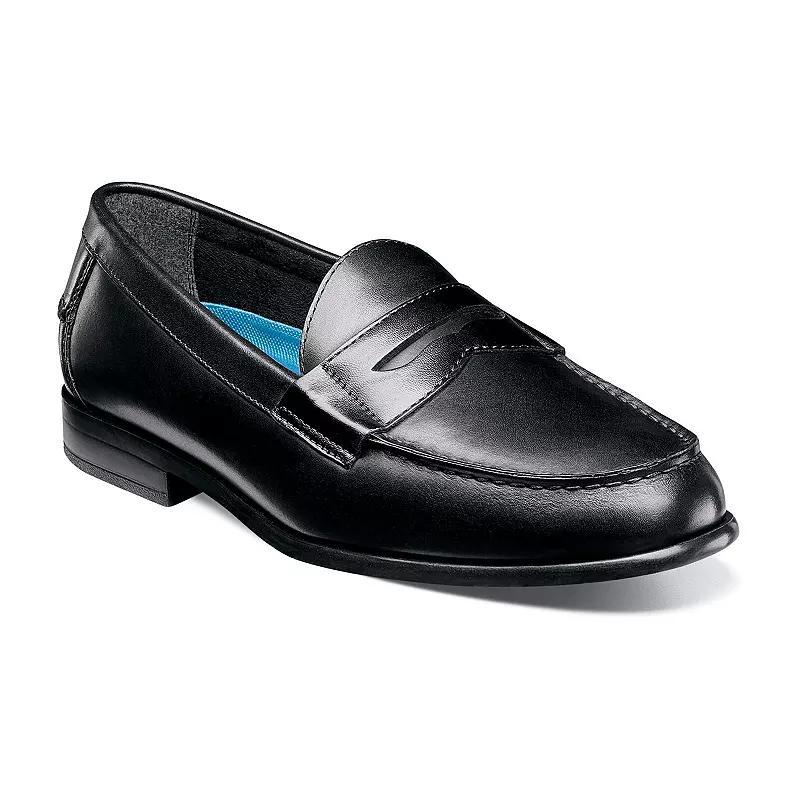 Nunn Bush Shoes Drexel Moc Toe Penny Loafer Black Product Image