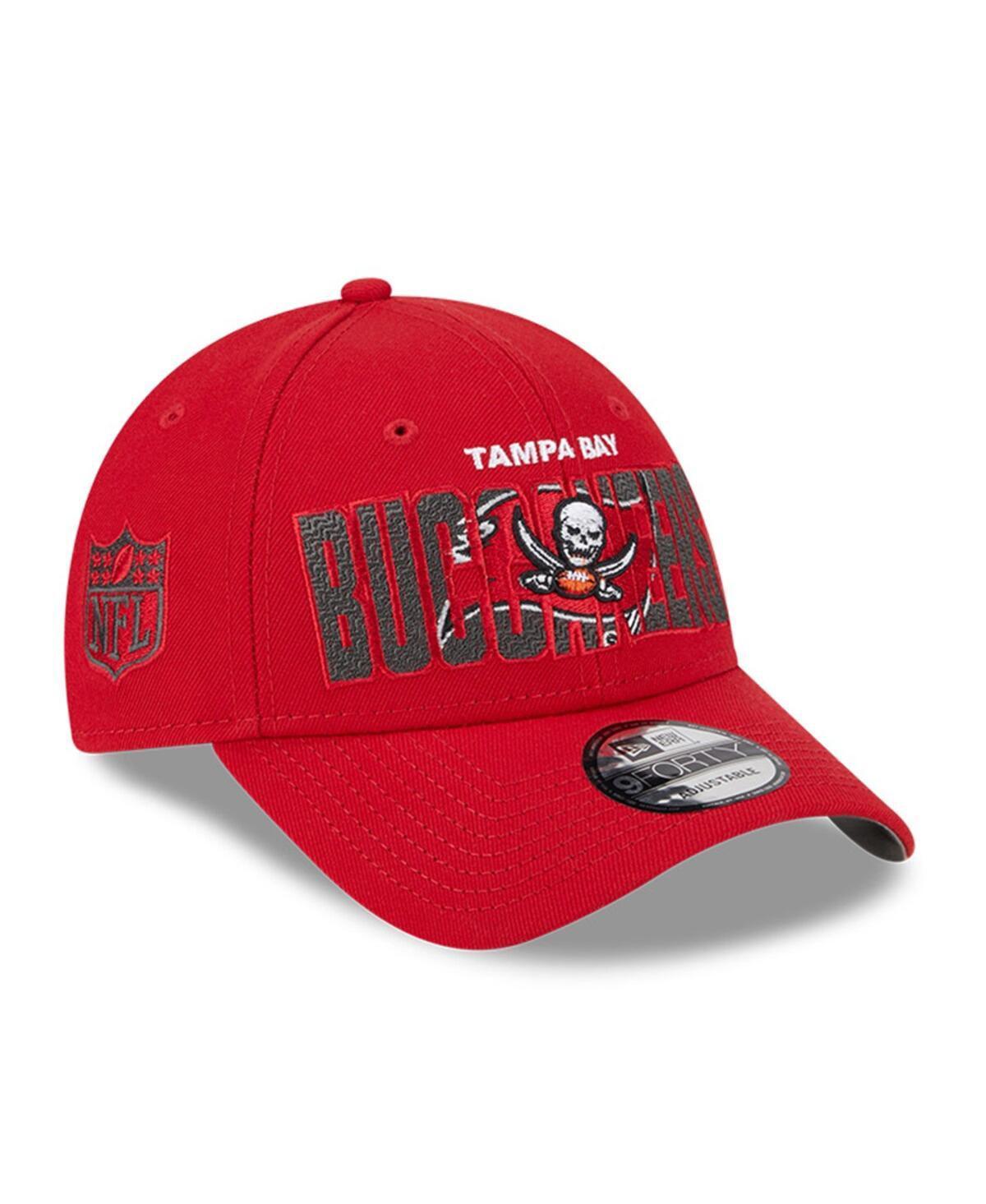 Mens New Era Tampa Bay Buccaneers 2023 NFL Draft 9FORTY Adjustable Hat Product Image