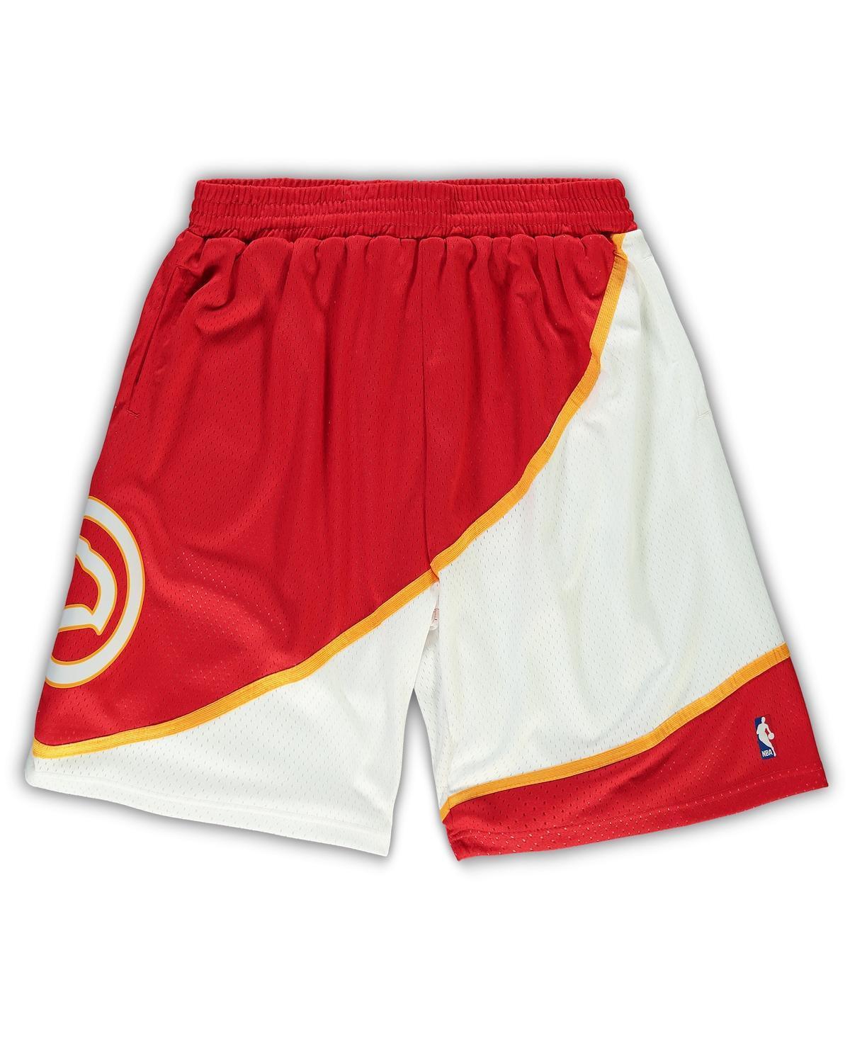 Mens Mitchell & Ness Atlanta Hawks Big & Tall Hardwood Classics Team Swingman Shorts Product Image