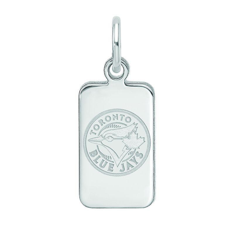 LogoArt Sterling Silver Toronto Blue Jays Tag Pendant, Womens Product Image