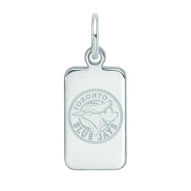 LogoArt Sterling Silver Toronto Blue Jays Tag Pendant, Womens Product Image