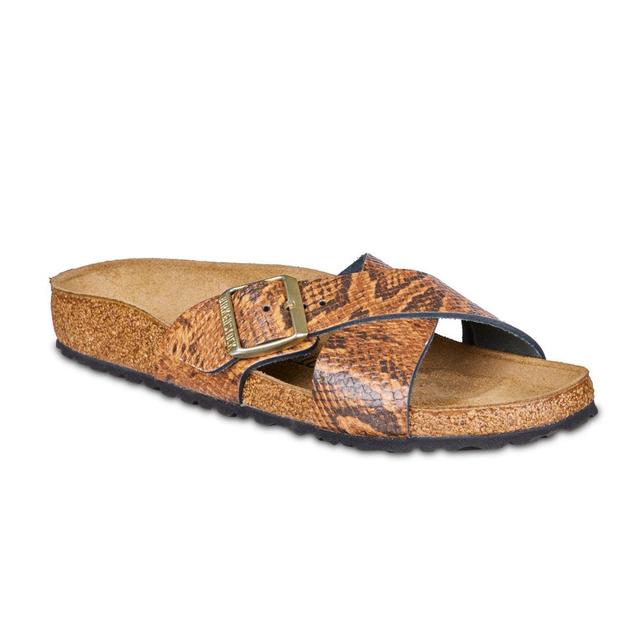 Birkenstock Siena Embossed Leather Snake Sandals Product Image