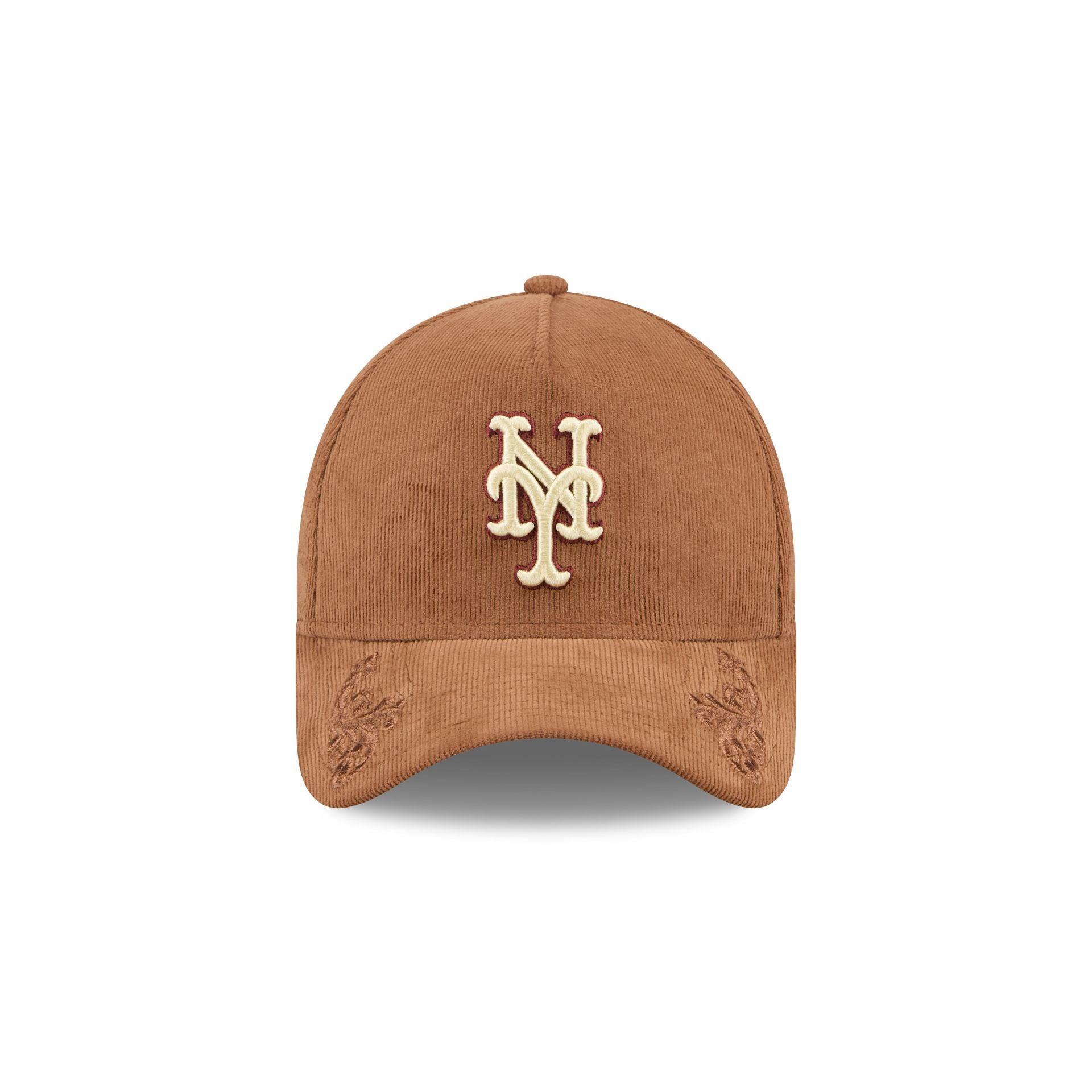 New York Mets Ornamental Cord 9FORTY A-Frame Snapback Hat Male Product Image