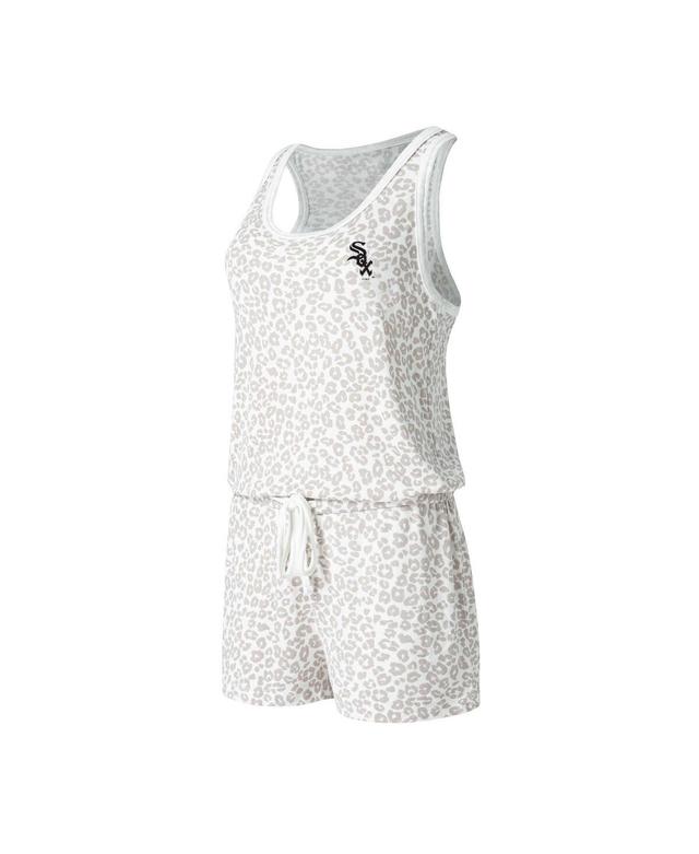 Womens Concepts Sport Cream Chicago White Sox Montana Hacci Knit Romper Product Image