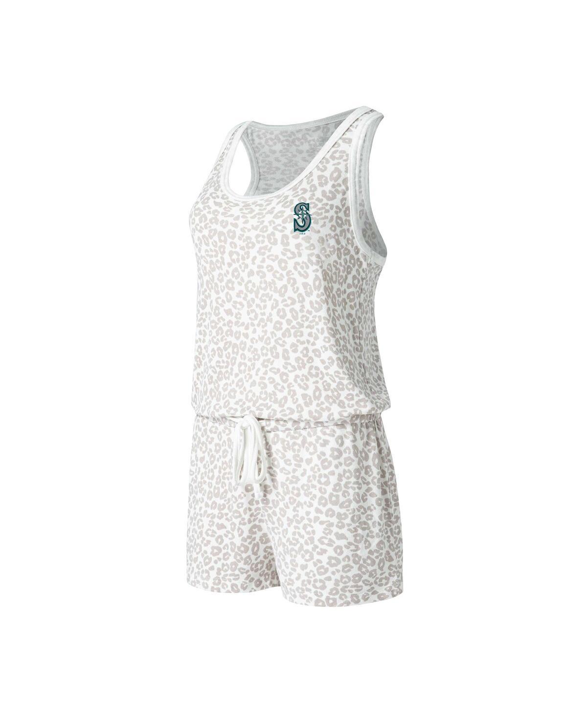 Womens Concepts Sport Cream Seattle Mariners Montana Hacci Knit Romper Product Image