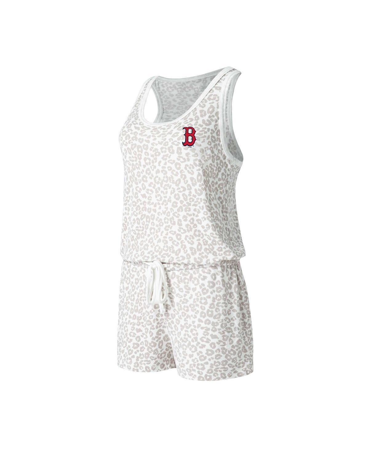 Womens Concepts Sport Cream Boston Red Sox Montana Hacci Knit Romper Product Image