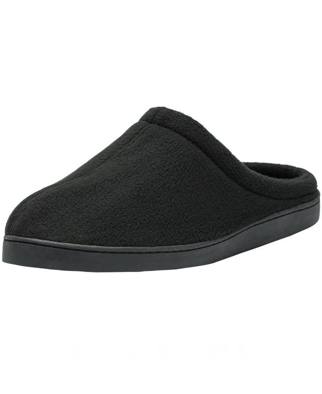 Alpine Swiss Mens Memory Foam Fleece Clog Slippers Wide Warm Slip On House Shoes Product Image