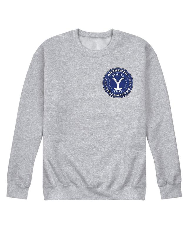 Mens Yellowstone Authentic Sweatshirt Med Grey Product Image