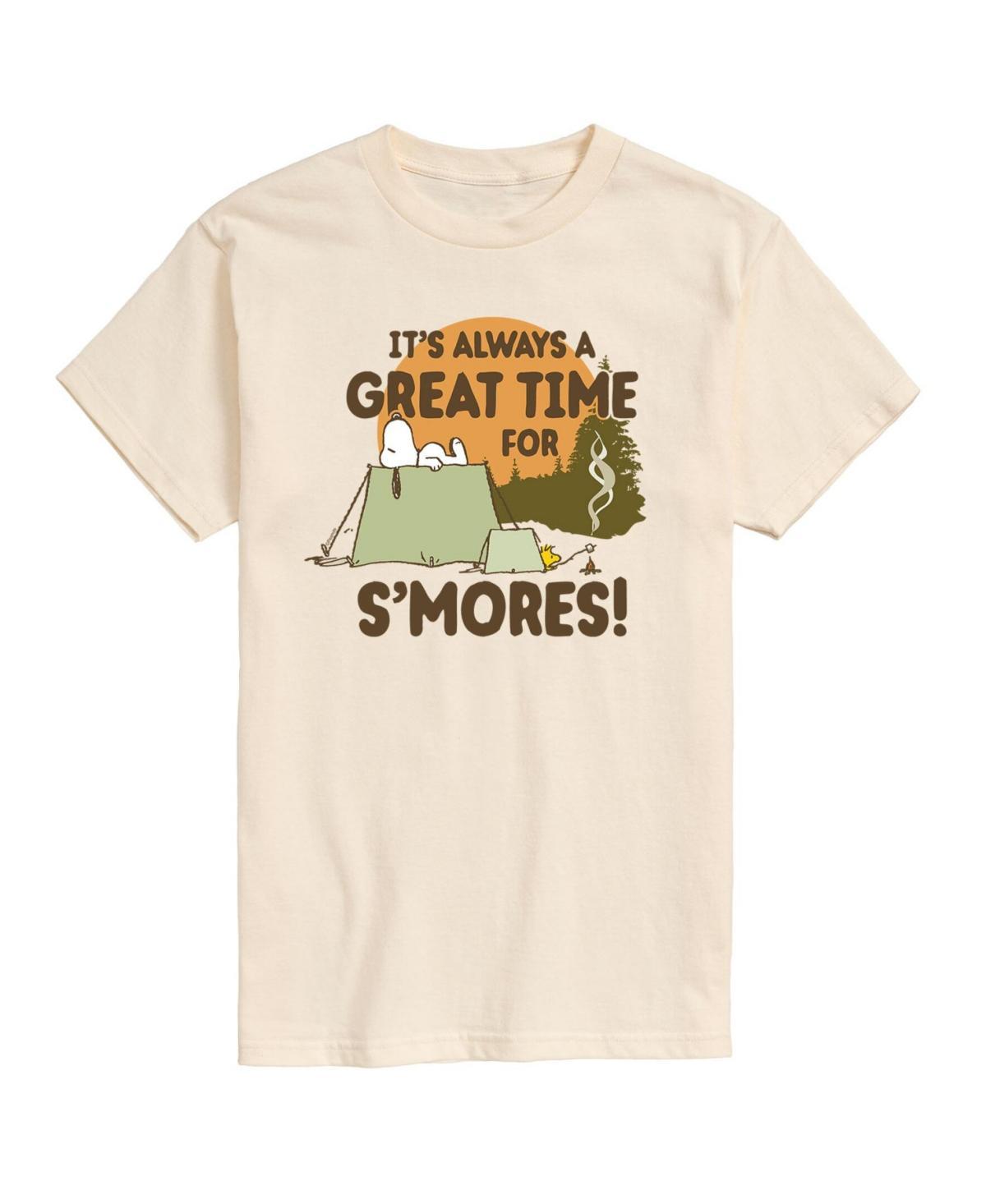 Mens Peanuts Smores T-shirt - Beige Product Image