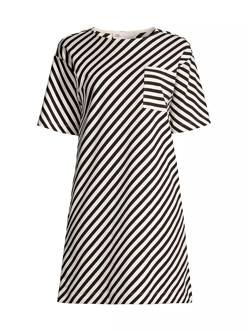 Cotton Striped T-Shirt Minidress product image