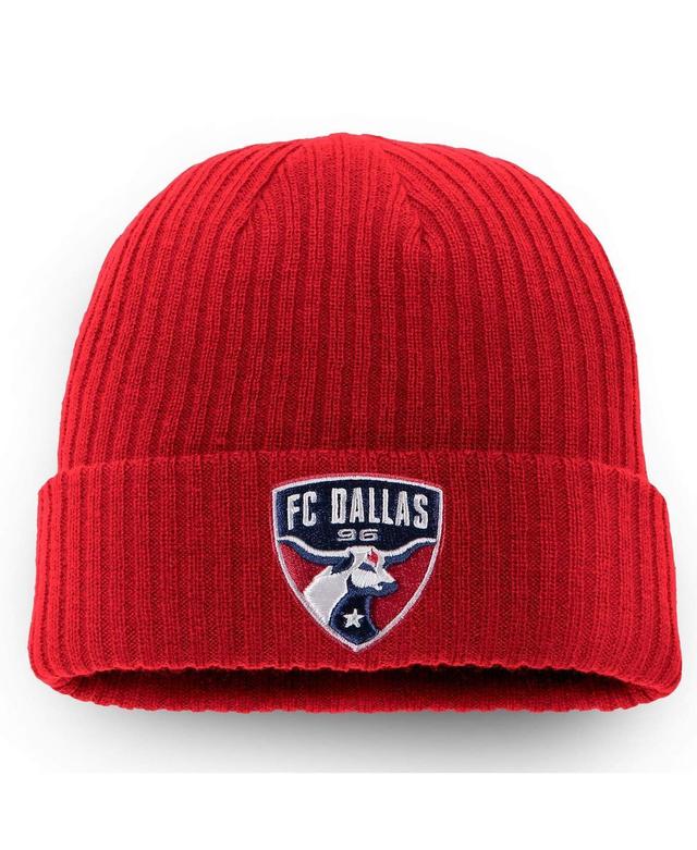 Mens Fanatics Red Fc Dallas Core Cuffed Knit Hat Product Image