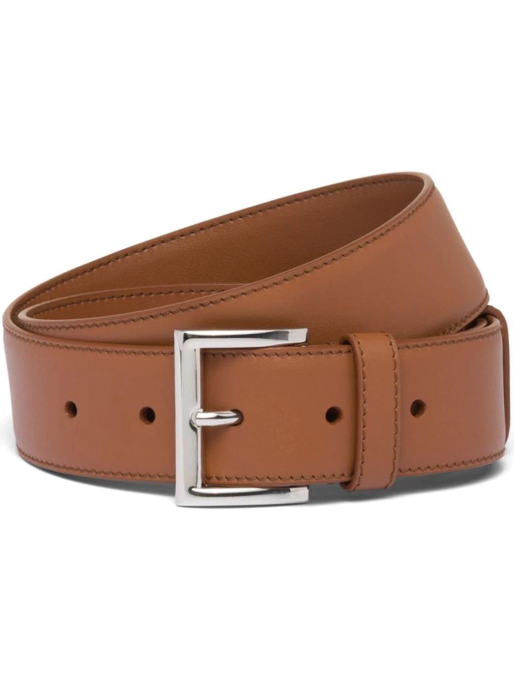 Leather Belt In Brown Product Image