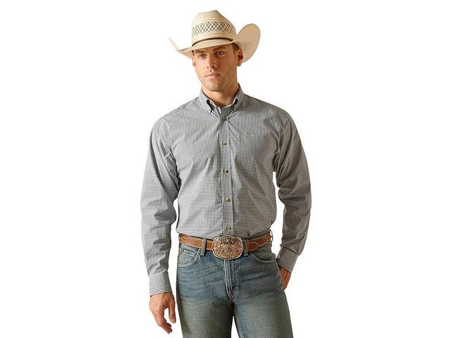 Ariat Pro Series Ewan Classic Fit Shirt (Aqua) Men's Clothing Product Image