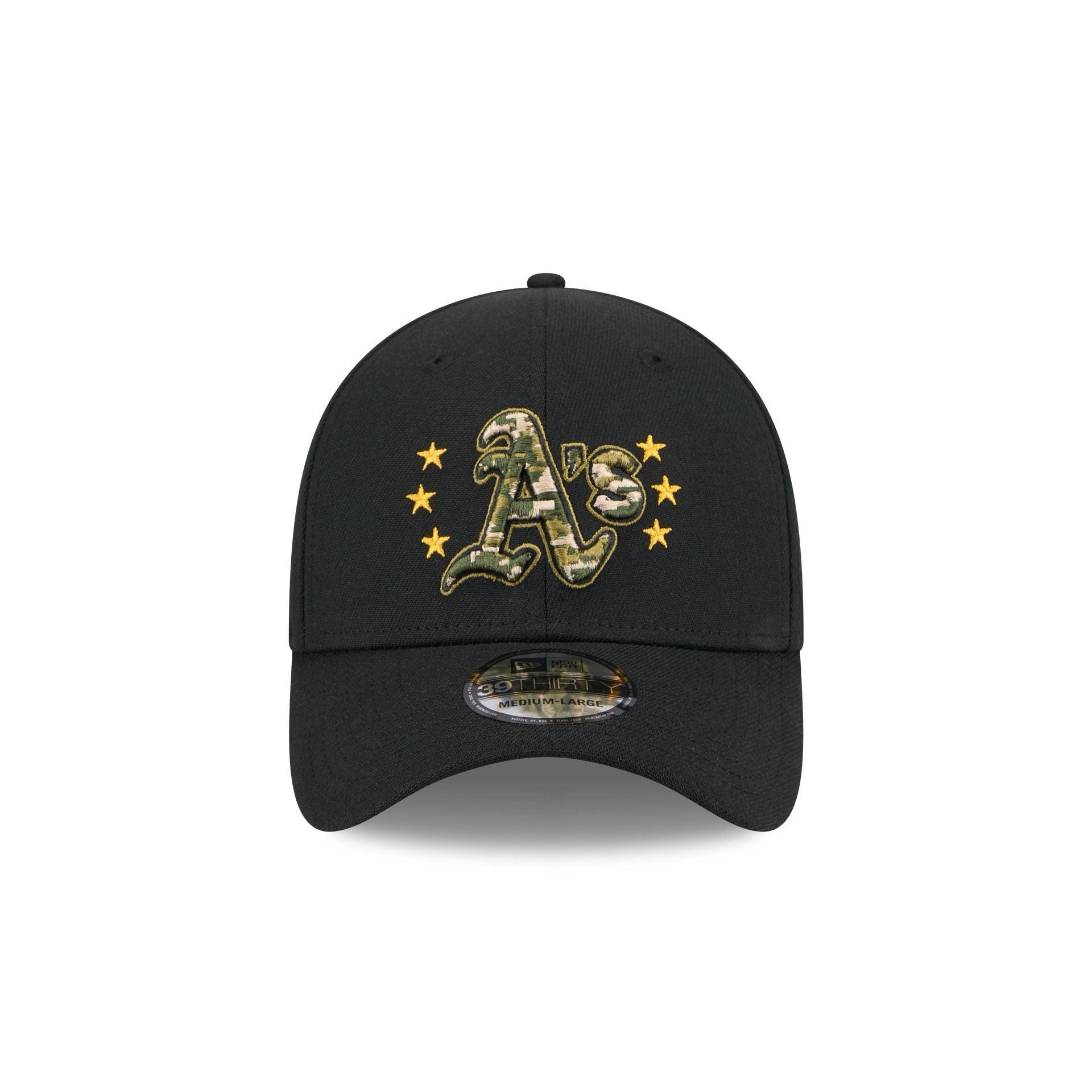 Oakland Athletics Armed Forces Day 2024 39THIRTY Stretch Fit Hat Male Product Image