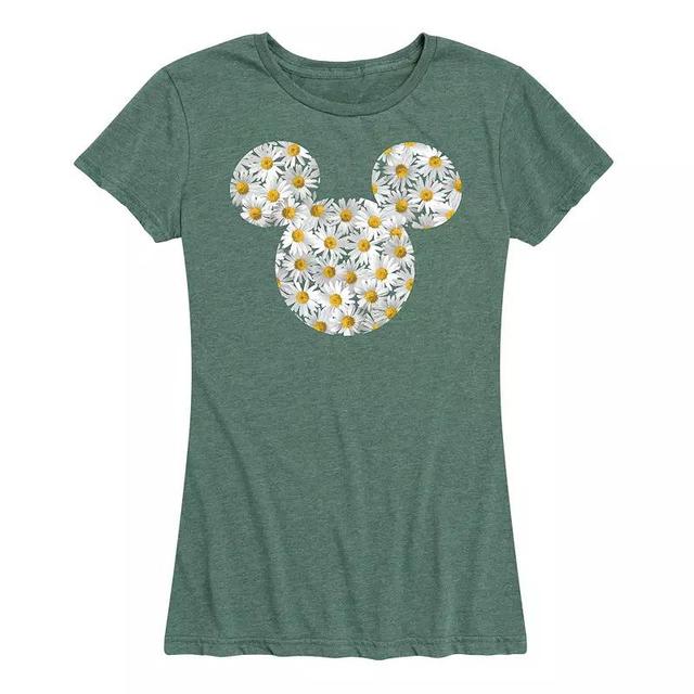 Disneys Mickey Mouse Womens Daisies Graphic Tee Product Image