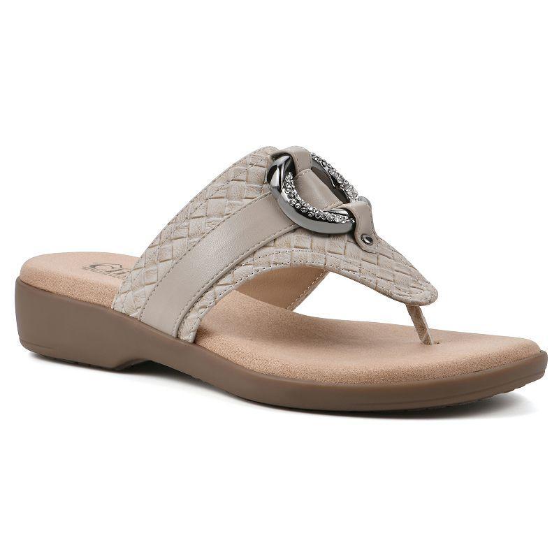 Cliffs by White Mountain Benedict Womens Thong Sandals Red Product Image