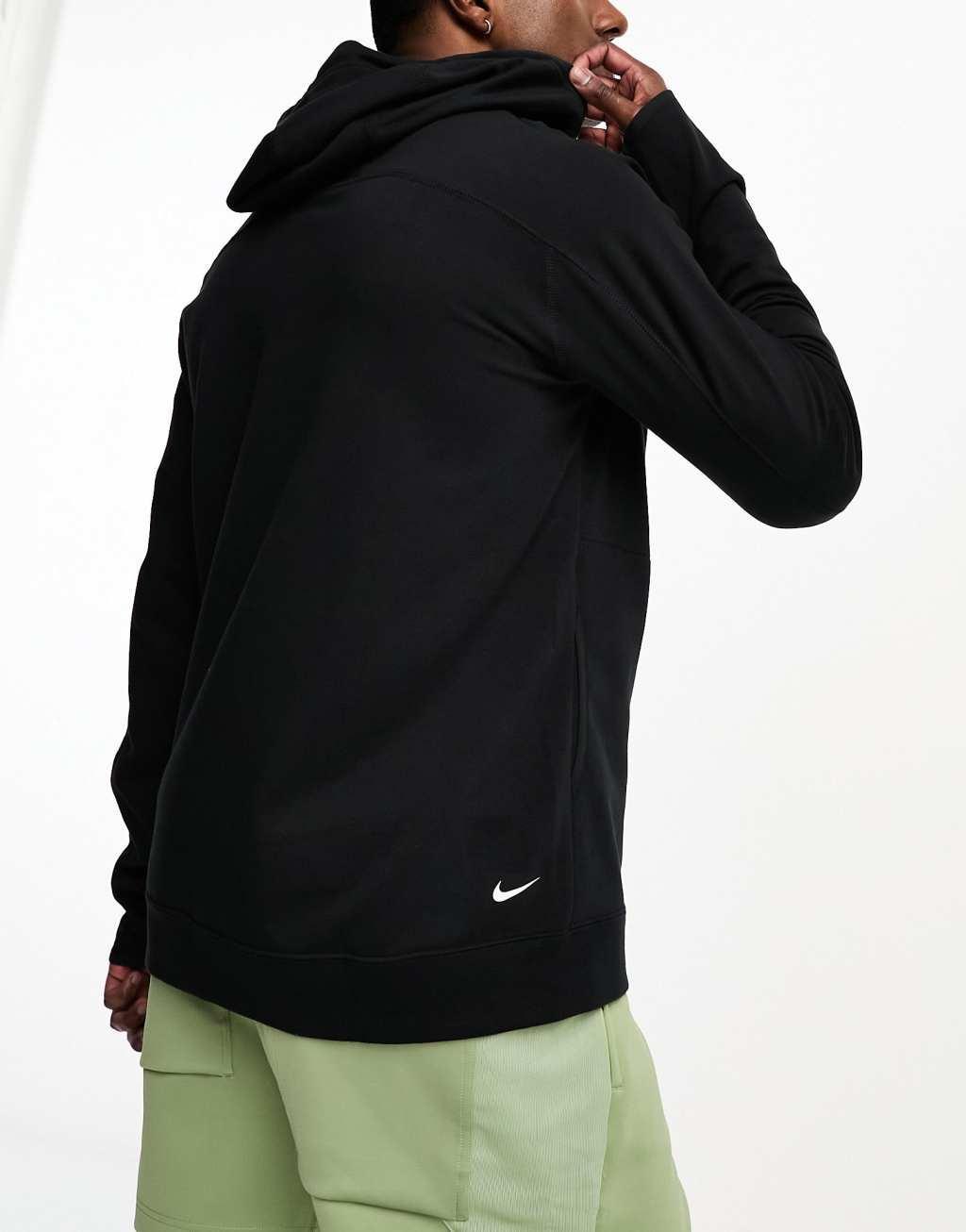 Nike Running Dri-FIT Trail hoodie in black Product Image