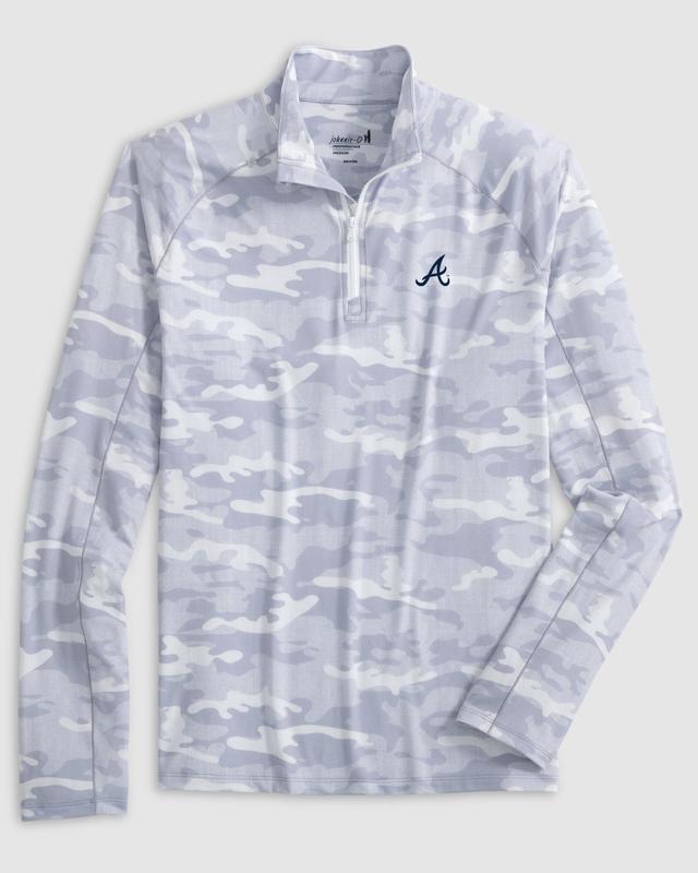 Atlanta Braves Patton Performance Camo 1/4-Zip Pullover Product Image