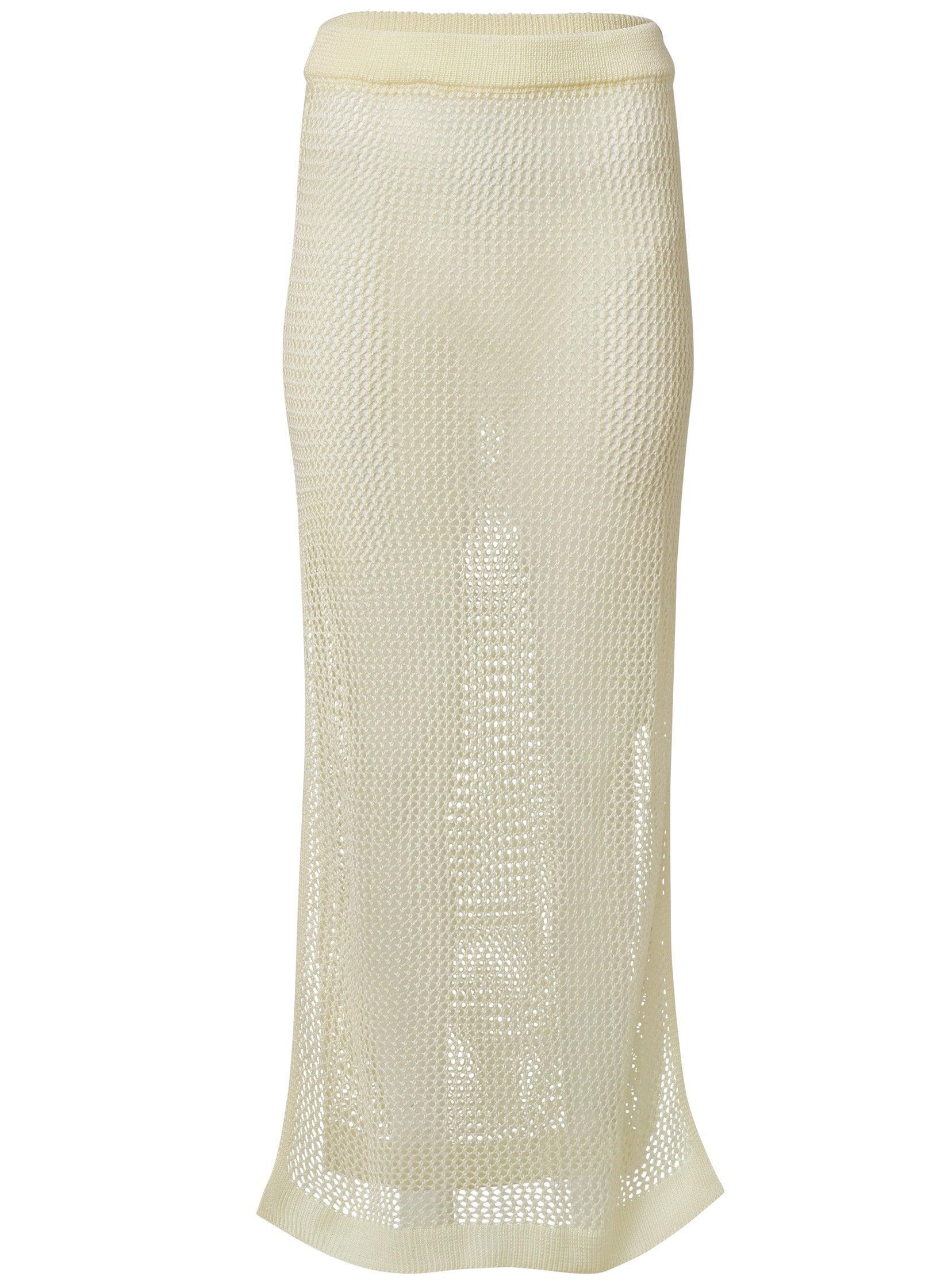 Knit Crochet Skirt/Dress - Cream product image