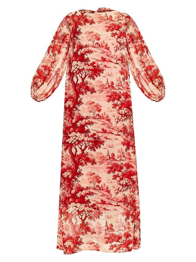 Womens Luzon Floral Column Maxi Dress Product Image