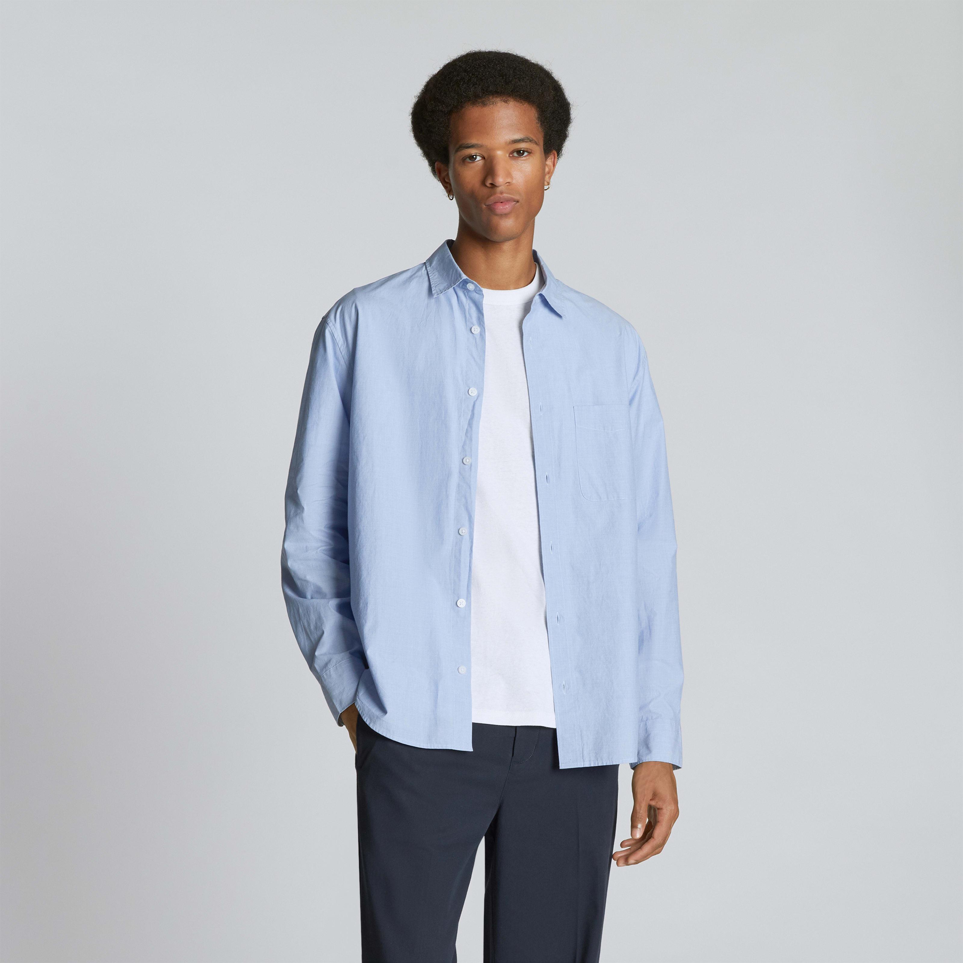 Mens Relaxed Poplin Shirt by Everlane Product Image