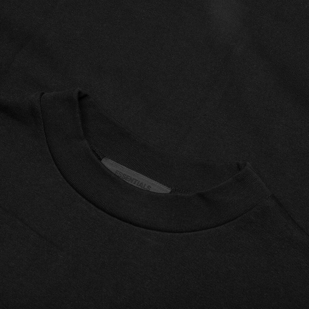 Essentials Heavy L/S Tee - Black Male Product Image