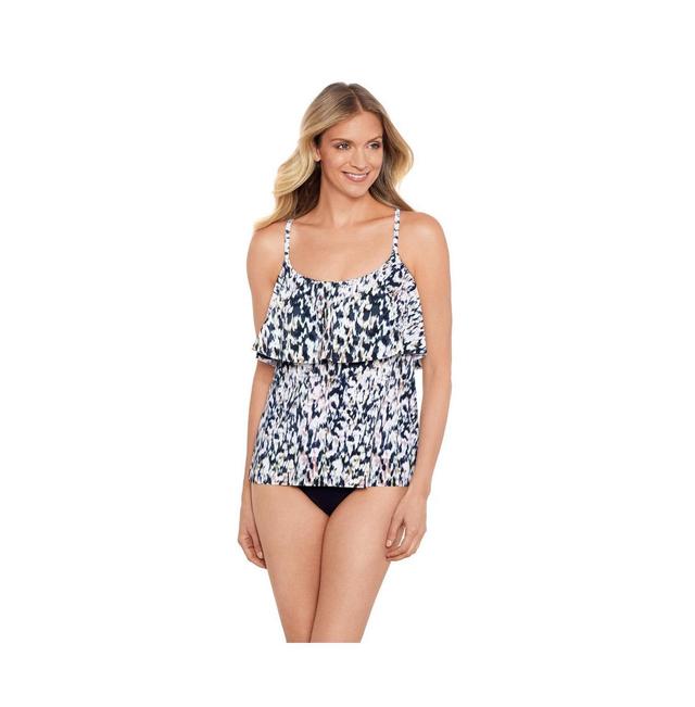 ShapeSolver by Penbrooke Womens ShapeSolver Mastectomy Single Tier Tankini Swimsuit Top Product Image