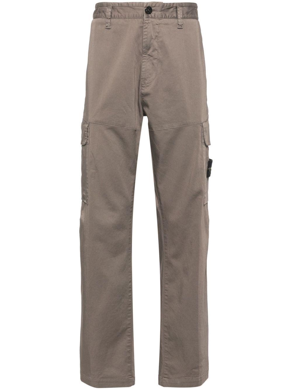 STONE ISLAND Cargo Tapered-leg Trousers In Neutrals Product Image