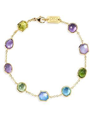 18K Gold Rock Candy 9-Stone Bracelet in Alpine Product Image