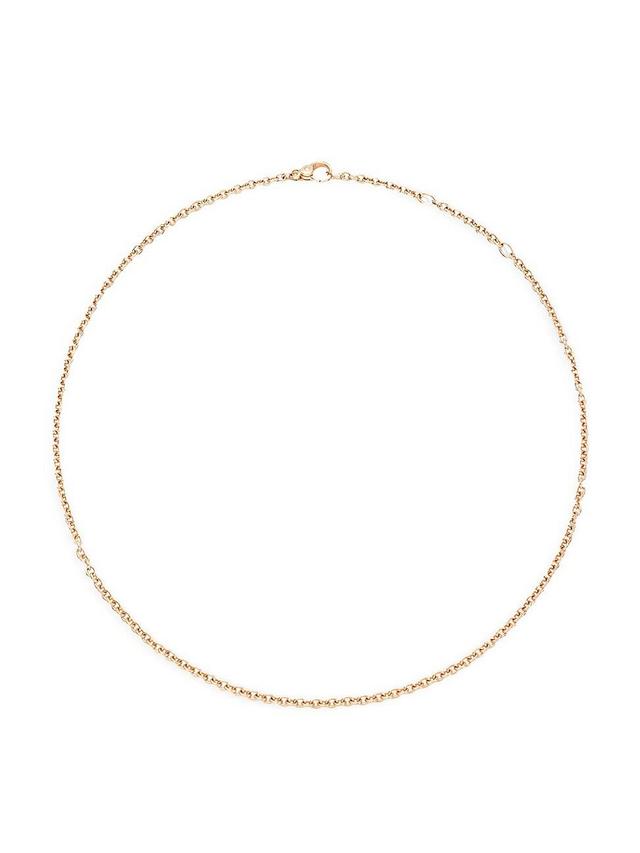 Womens 18K Rose Gold Chain Necklace Product Image