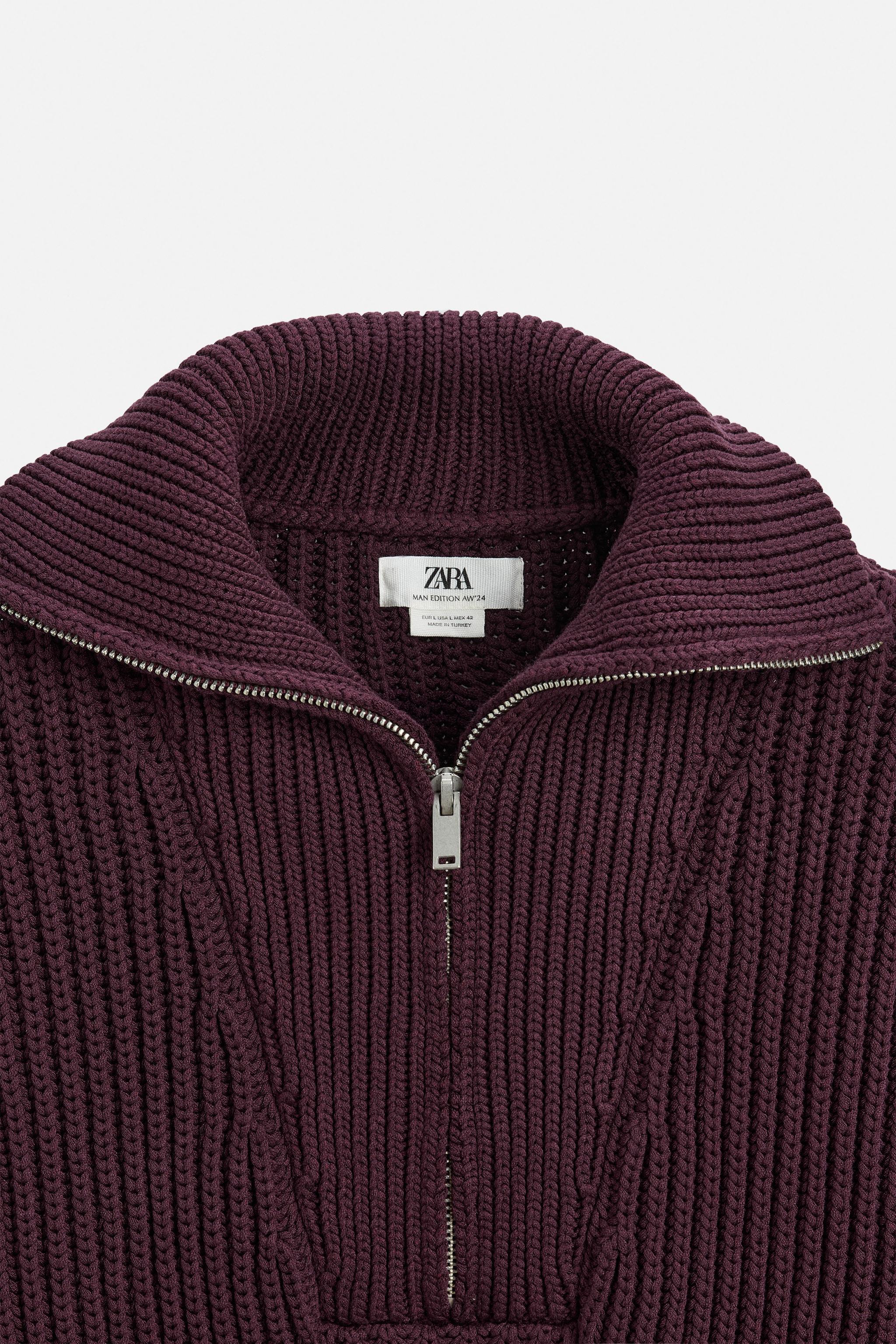 ZIP COLLAR SWEATER Product Image