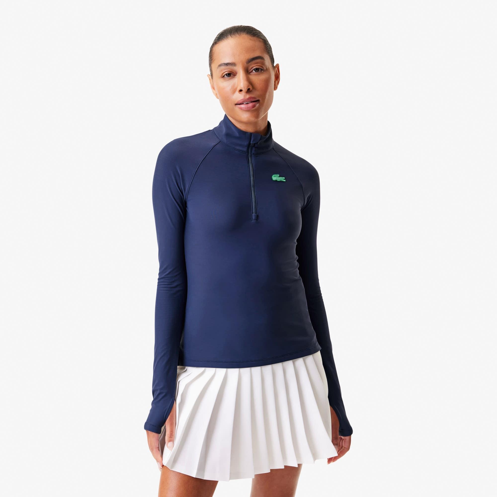 Women's Lacoste x Bandier Pro Fleece Quarter-Zip Product Image