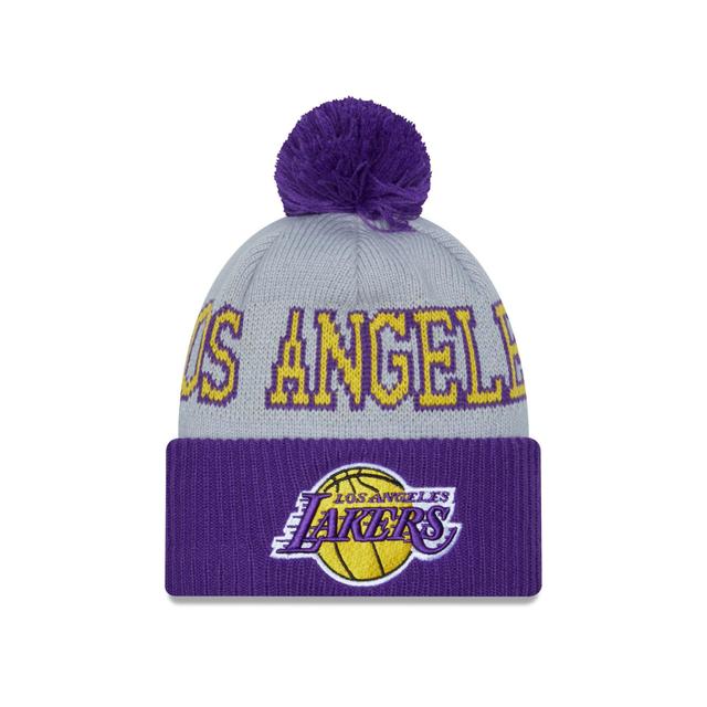 Los Angeles Lakers 2023 Tip-Off Pom Knit Hat Male Product Image