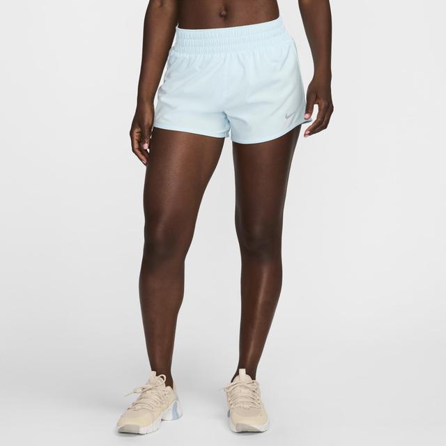 Nike Women's One Dri-FIT Mid-Rise 3" Brief-Lined Shorts Product Image