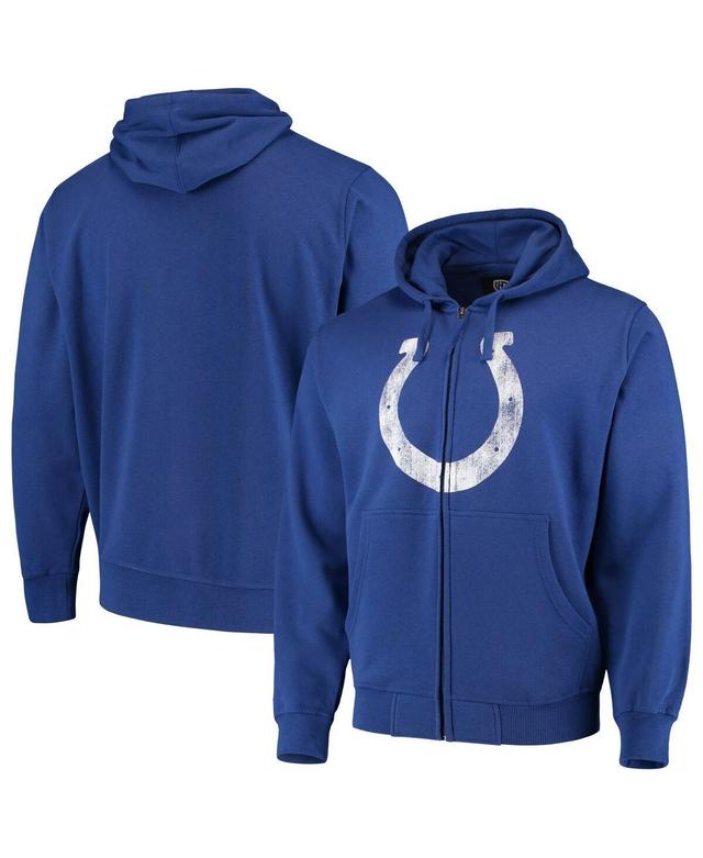 Mens G-III Sports by Carl Banks Royal Indianapolis Colts Primary Logo Full-Zip Hoodie Product Image