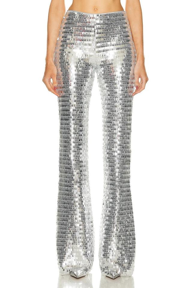 Simon Miller Sequin Robo Pant Metallic Silver. (also in ). Product Image