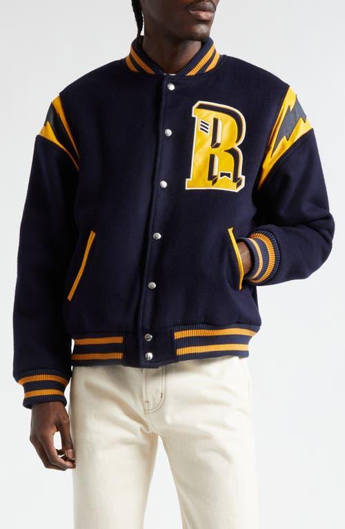 Rhude American Spirit Wool Blend Varsity Jacket Product Image