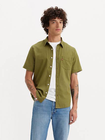 Short Sleeve Classic One Pocket Standard Fit Shirt Product Image