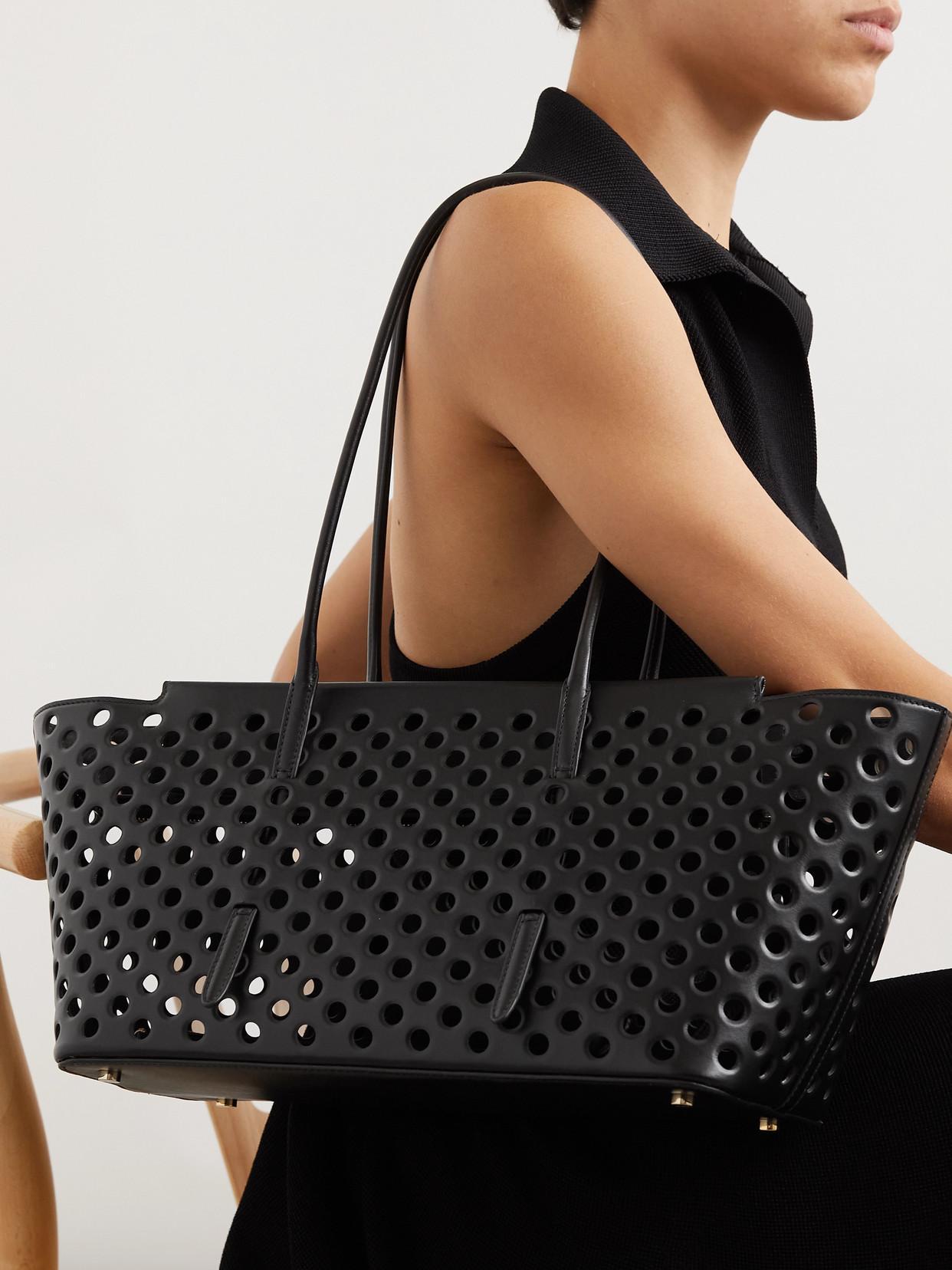 ALAÏA Neo Mina 32 Black Bag Product Image