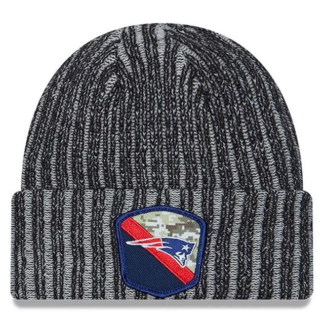 Mens New Era New England Patriots 2023 Salute To Service Cuffed Knit Hat Product Image