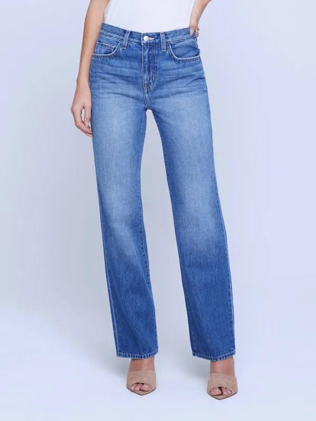 Jones Ultra High Rise Stovepipe Denim Jean In Boyle In Serrano Product Image