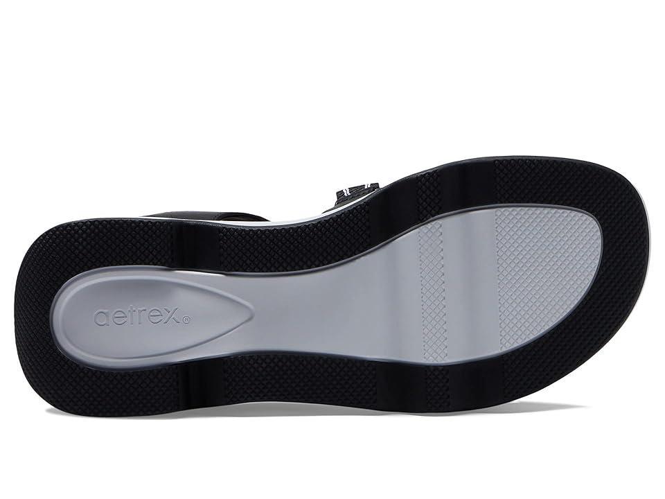 Aetrex Marz (Black) Women's Sandals Product Image
