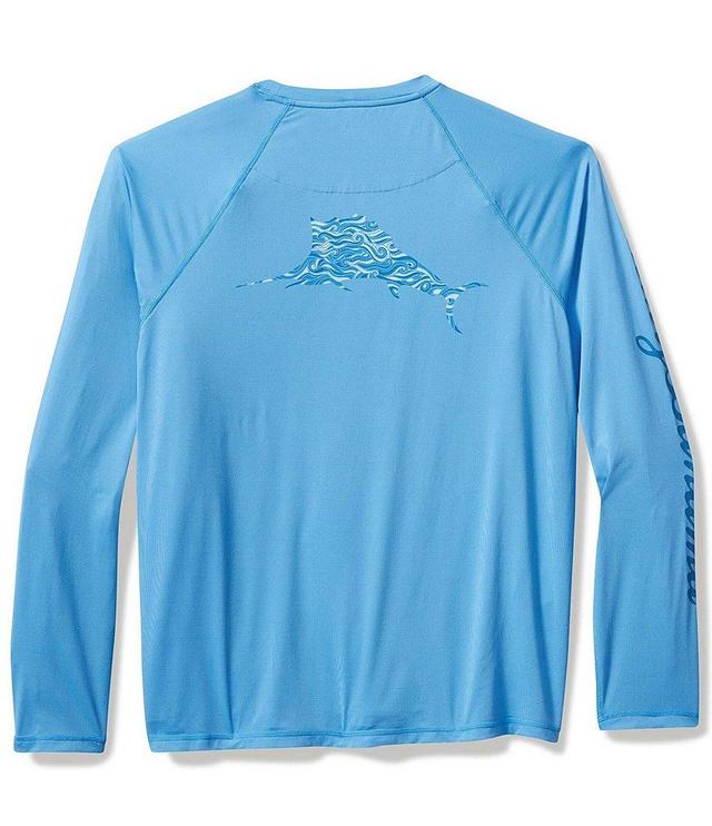 Tommy Bahama Big & Tall Chill Time Surf Long Sleeve T-Shirt Product Image