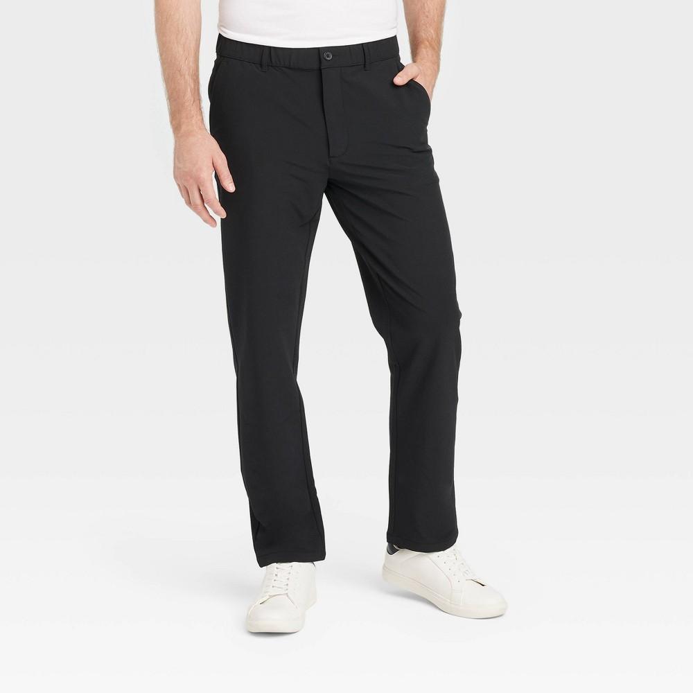 Mens Relaxed Travel Trousers - Goodfellow & Co Black M Product Image