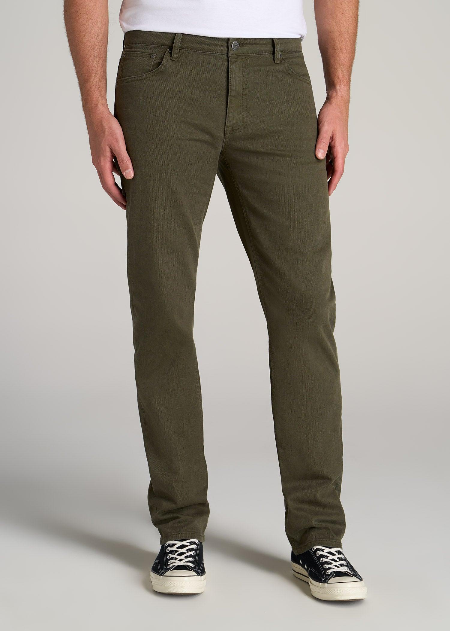 J1 STRAIGHT LEG Jeans for Tall Men in Olive Green Wash Product Image